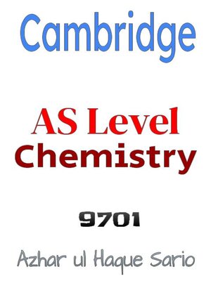 cover image of Cambridge AS Level Chemistry 9701